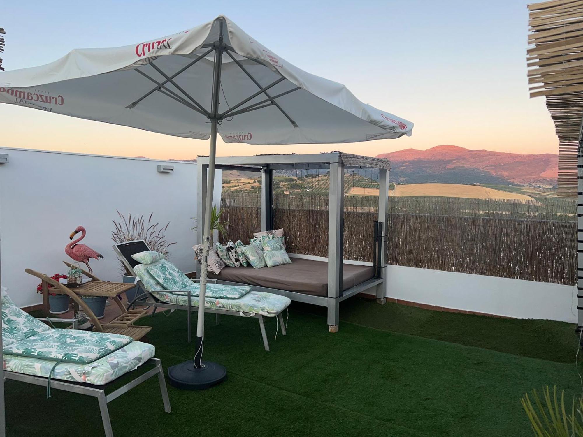 Atico Rilque, Apartamentos Independientes Con Jacuzzi Privado Y Terraza En Ronda Luaran gambar